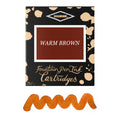 6 Cartouches pour Stylos-Plume Warm Brown Diamine