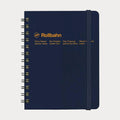 Carnet Quadrillé Rigide A7 Rollbahn Bleu Foncé Delfonics