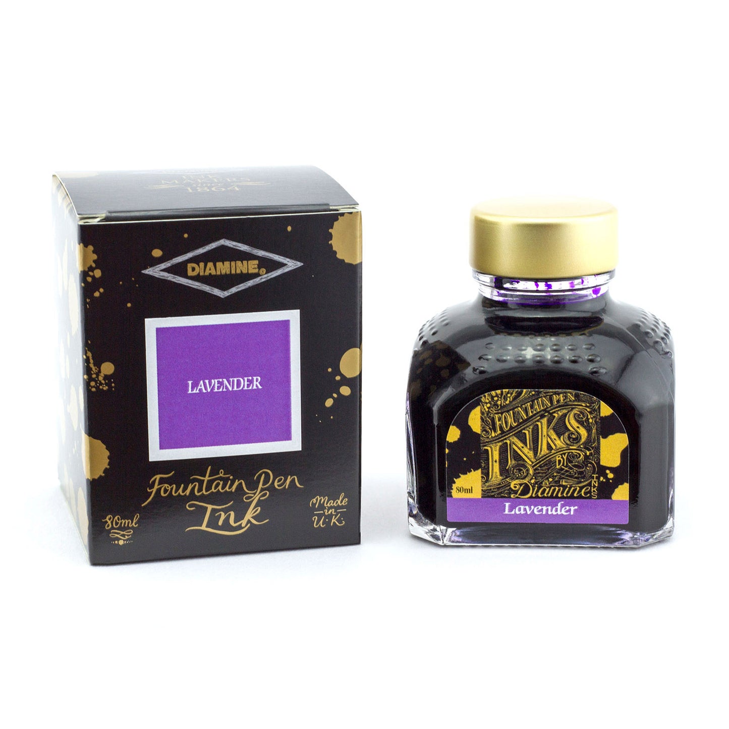 Encre pour Stylos-Plume Lavender 80ml Diamine