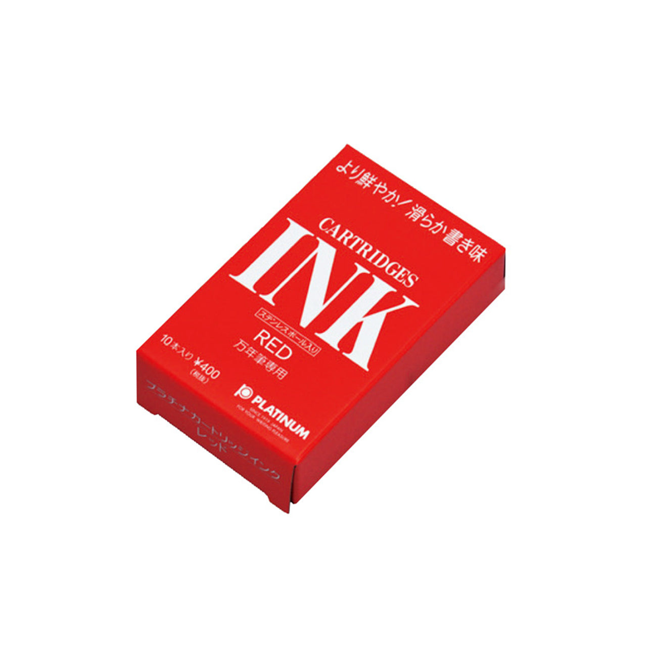 Encre colorant rouge 10 cartouches Platinum