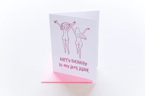 Carte postale d'anniversaire Soul Sister Birthday Good Juju Ink