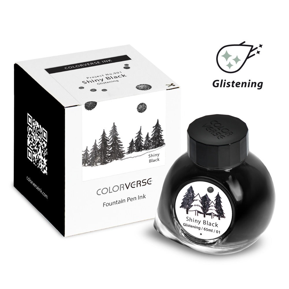 Encre Brillante pour Stylo-Plume Shiny Black Colorverse