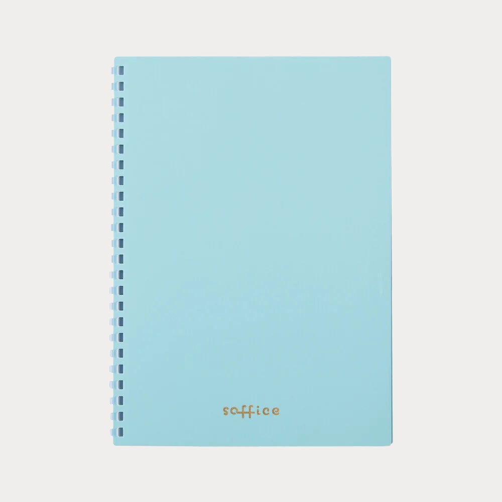 Lihit Lab Cahier Ligné Souple à Anneaux N-310 Bleu