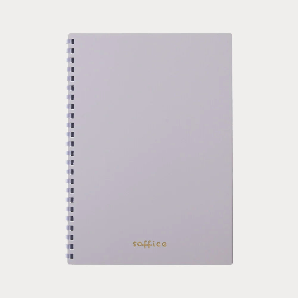 Lihit Lab Cahier Ligné Souple à Anneaux N-310 Violet