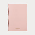 Lihit Lab Cahier Ligné Souple à Anneaux N-310 Rose
