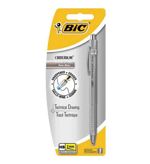 Porte-Mines Criterium Argent 2mm HB BIC