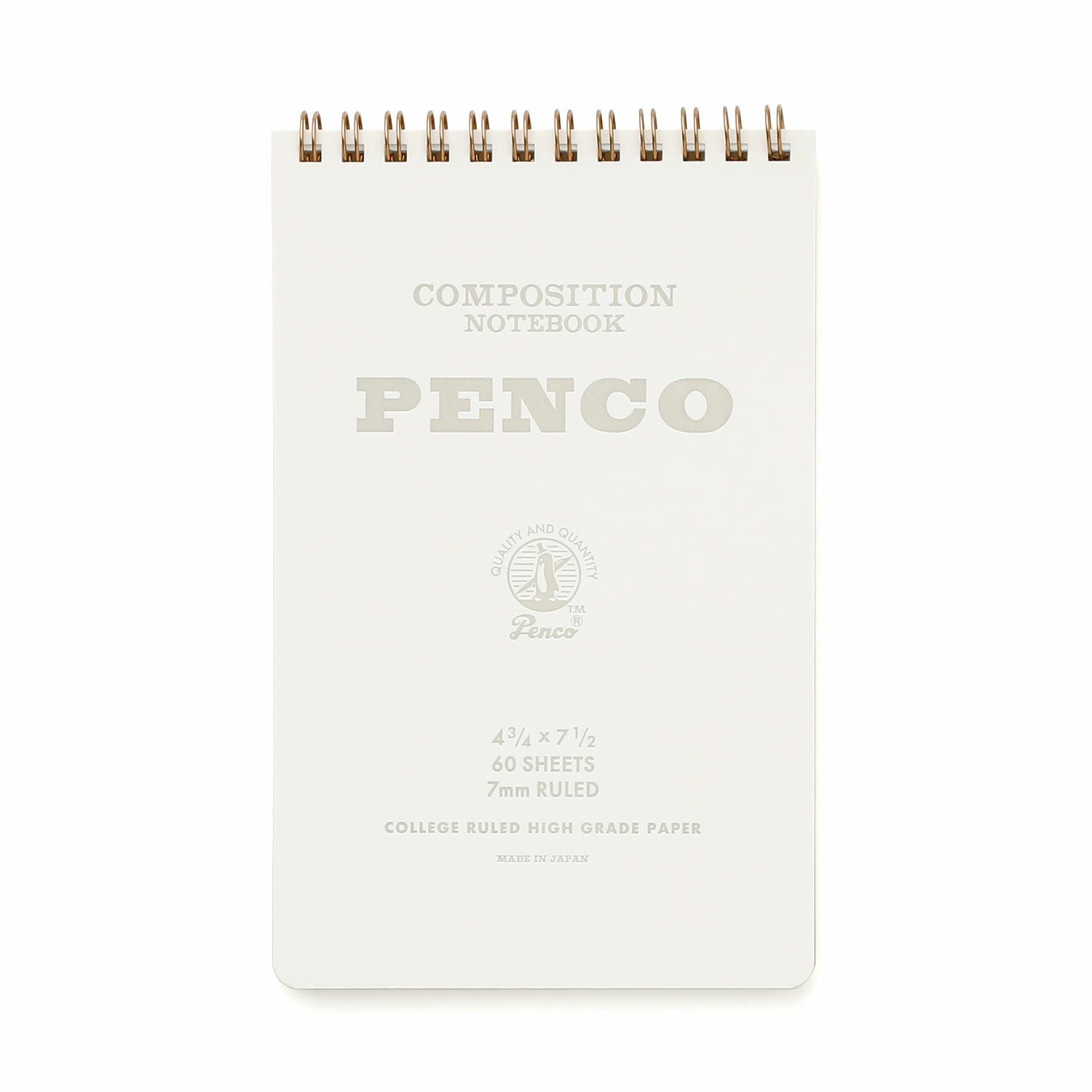 Bloc-Note Ligné Blanc M Penco