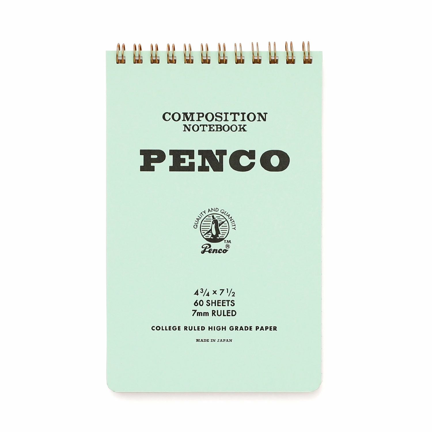 Bloc-Note Ligné Vert Menthe M Penco
