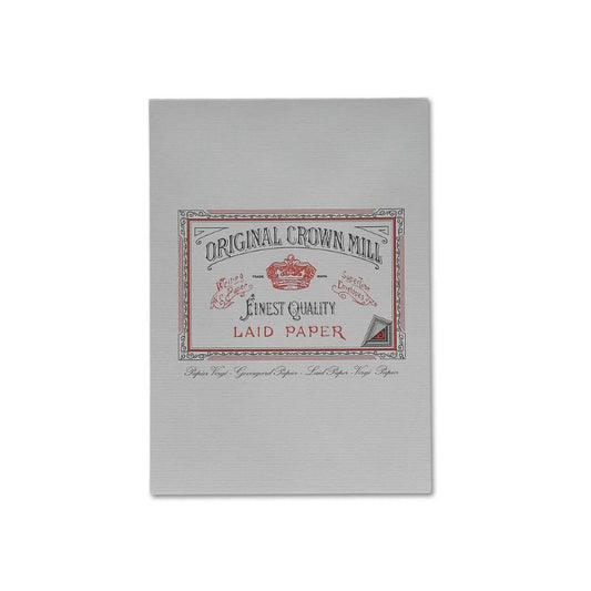 Bloc Notes A5 Papier Vierge Gris Original Crown Mill