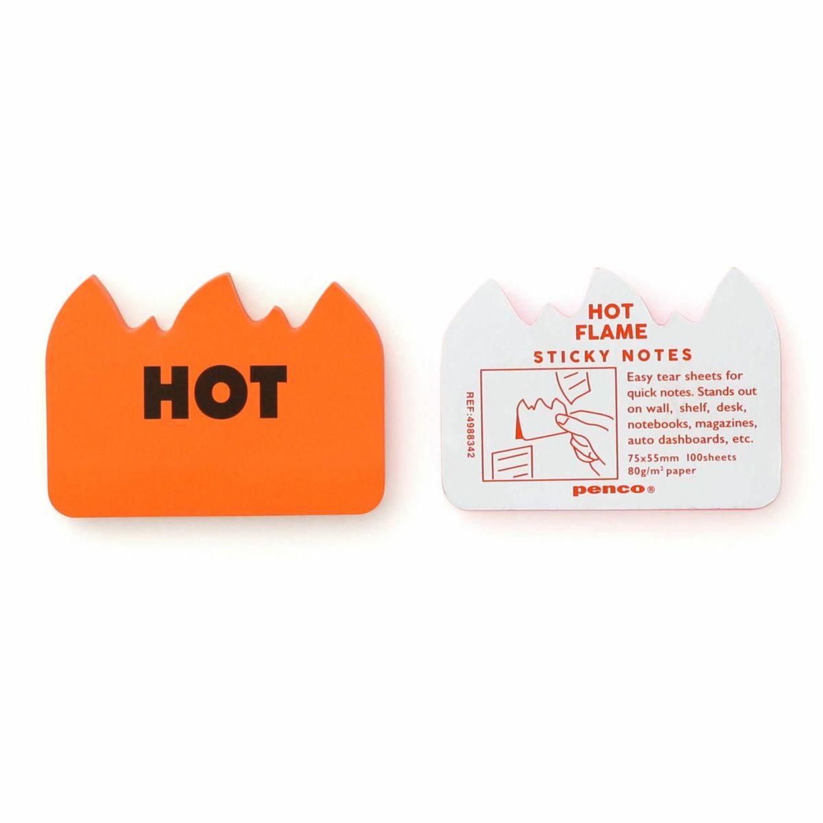 Bloc-Notes Autocollant Hot Flame Penco