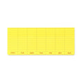 Bloc-Notes Autocollant Planning Semainier Jaune Penco