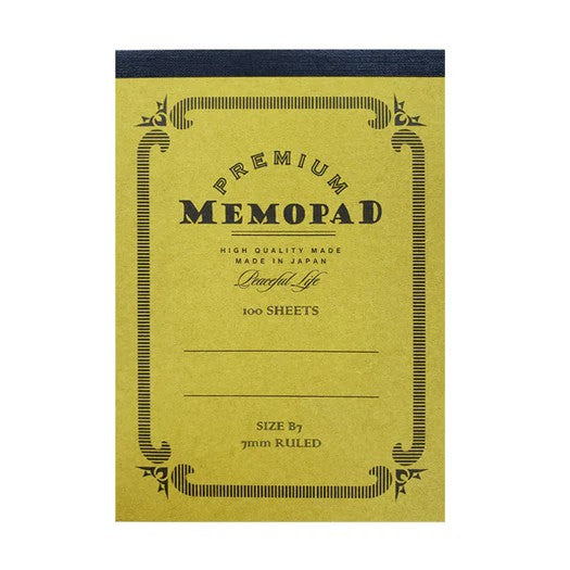 Bloc-Notes B7 à Pages Lignées Paille Daiso