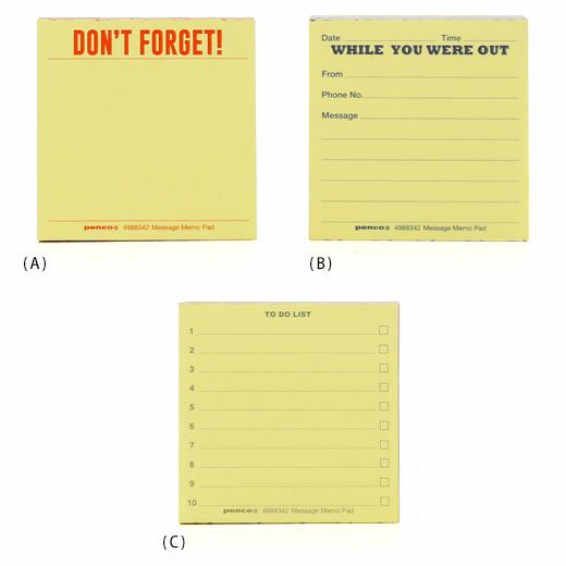 Bloc-Notes Todo-List sur Palette A Penco