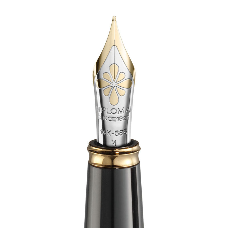 Bloc-Plume Bicolore Excellence A2 14 Carats Diplomat