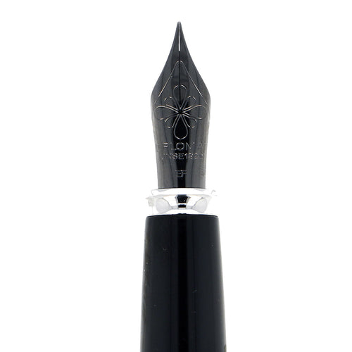 Bloc-Plume Excellence A2 Noir PVD Chrome Acier Diplomat
