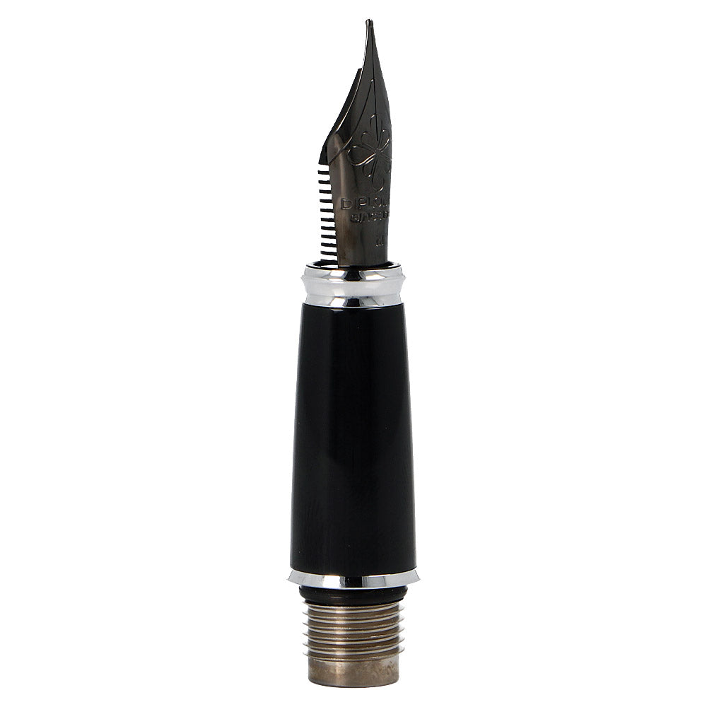 Bloc-Plume Excellence A2 Noir PVD Chrome Acier Diplomat