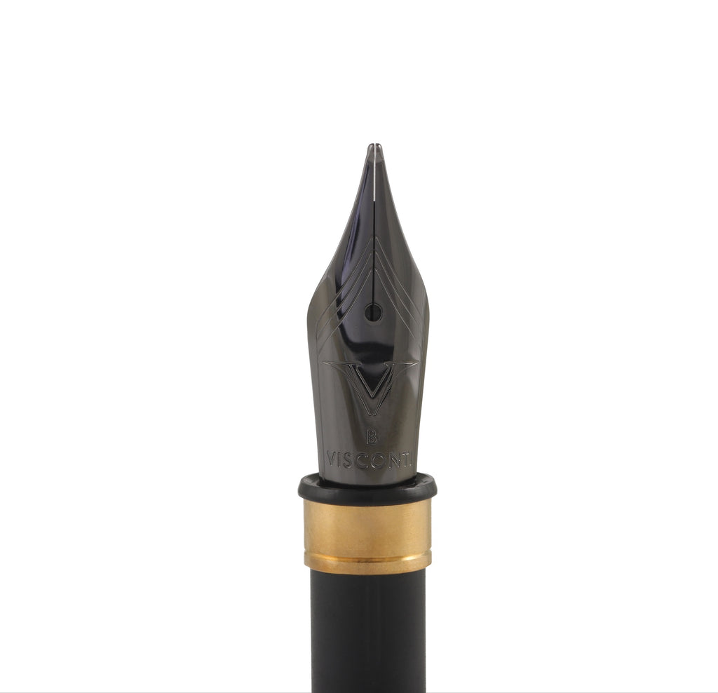 Bloc-Plume GA70 Large Acier Noir Visconti