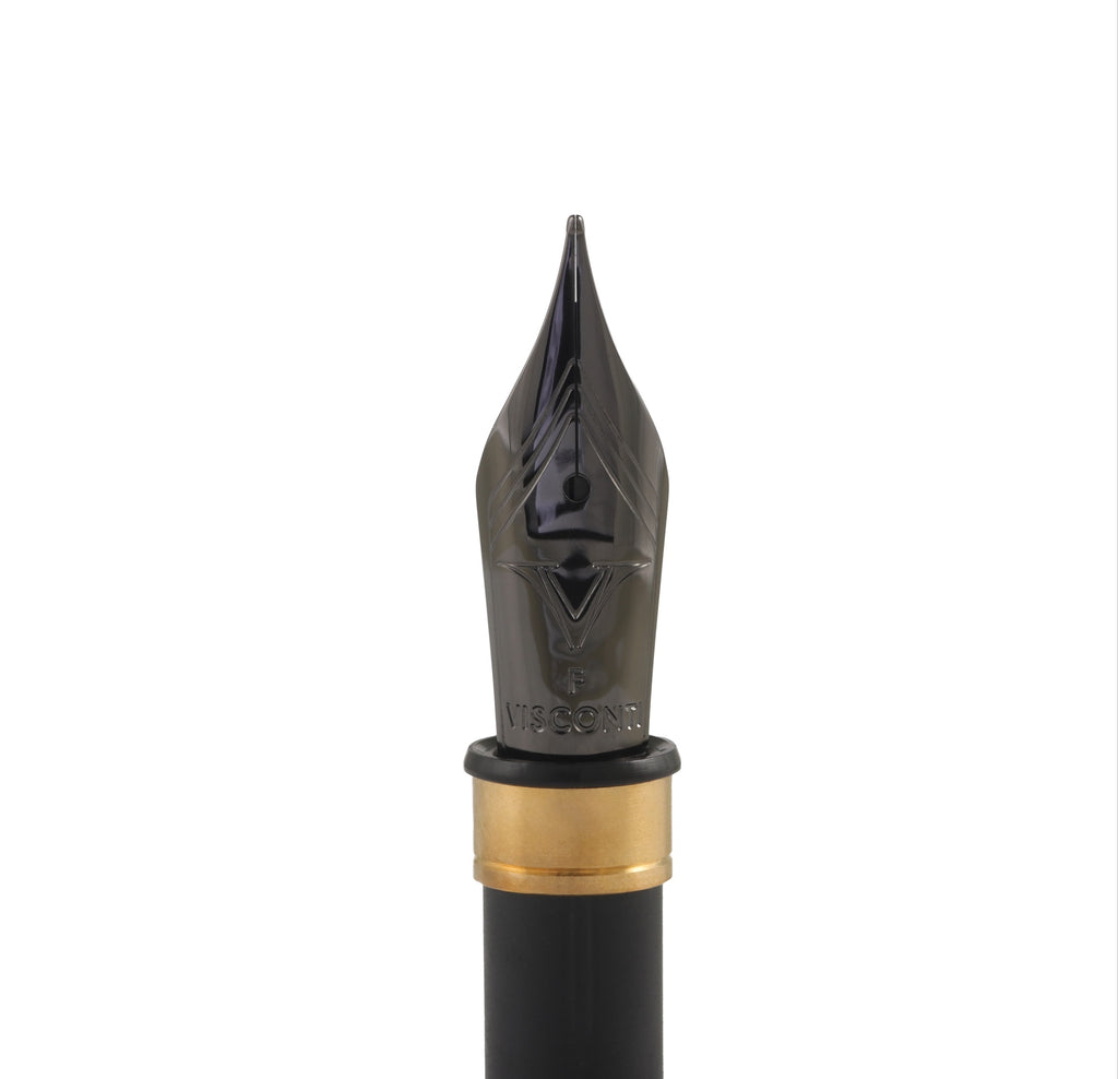 Bloc-Plume GA70 Large Acier Noir Visconti