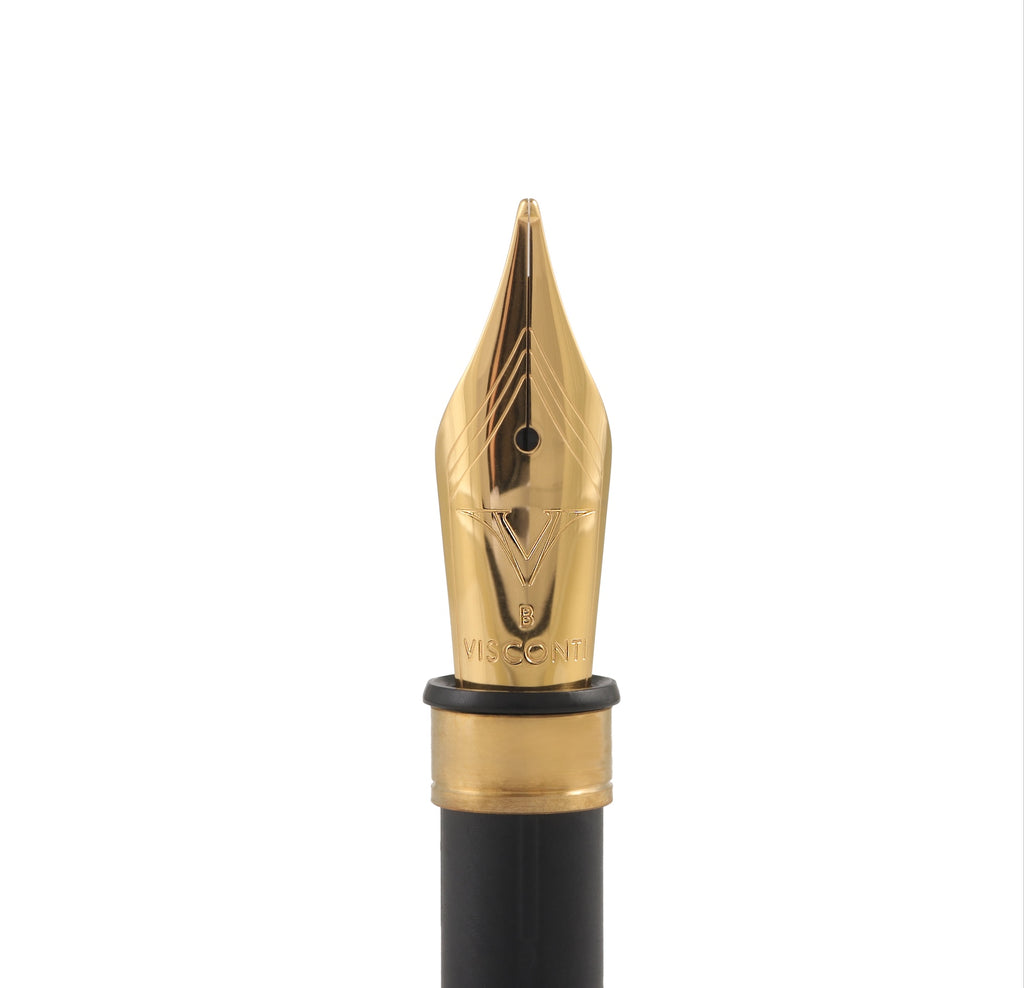 Bloc-Plume GA70 Large Acier Doré Visconti