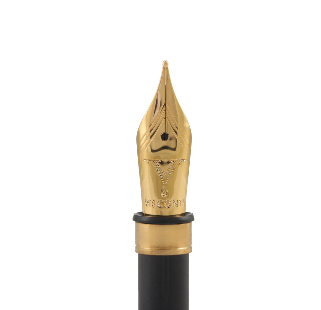 Bloc-Plume GA70 Large Acier Doré Visconti