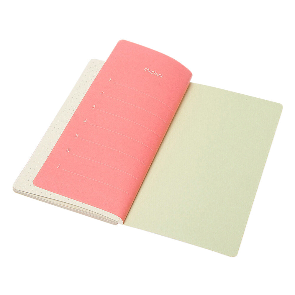 Cahier Chapter 6 Pointillé Vert Clair Moleskine