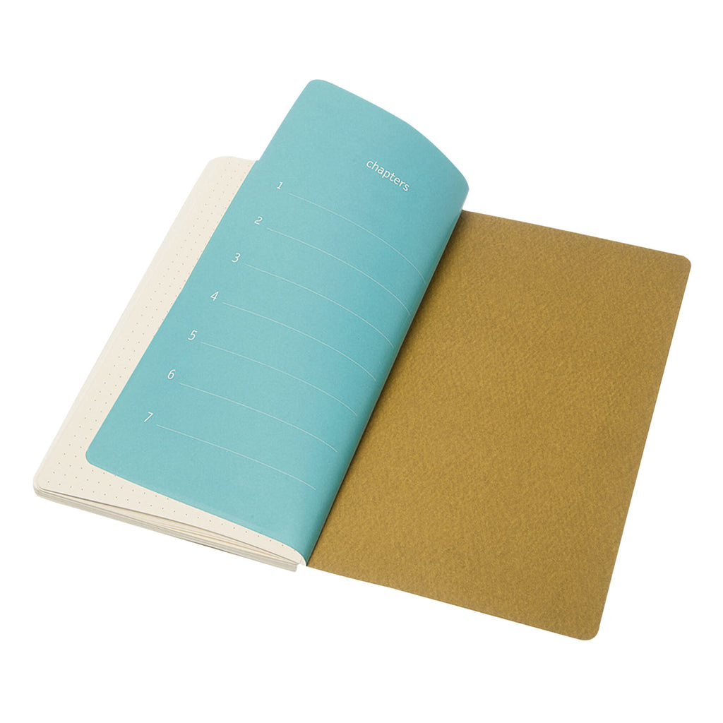 Cahier Chapter Pointillés Vert Olive Moleskine