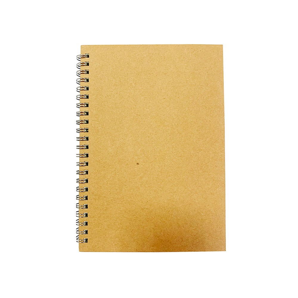 Cahier à Spirales A5 Pages Ivoire Kraft Daiso