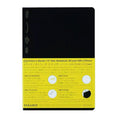 Carnet A5 à Carreaux 1/2 Année Noir Stalogy