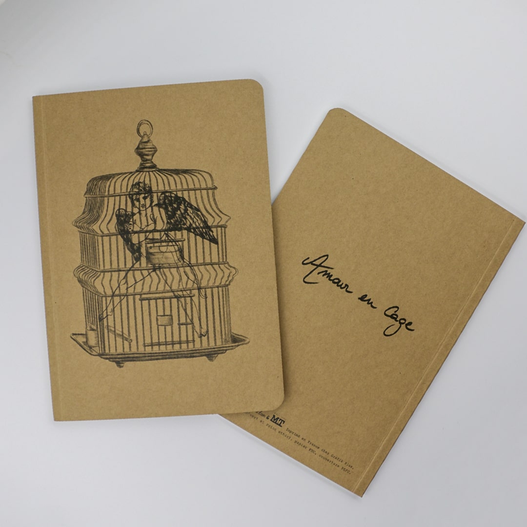Carnet A5 Amour en Cage Éditions MaT