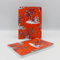 Carnet A5 Les Fêtes Galantes Orange Éditions MaT