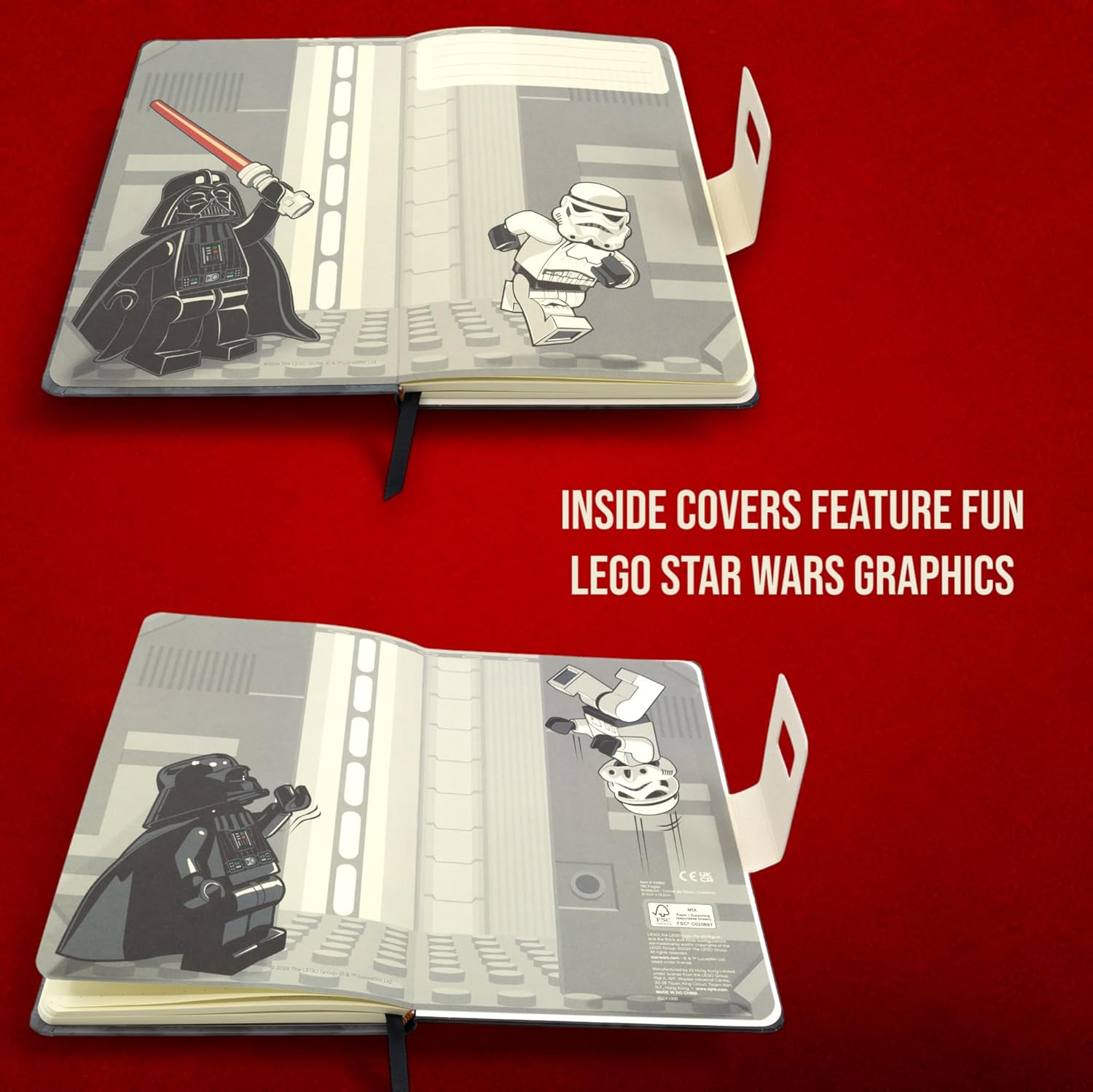 Carnet avec Stylo Dark Vader Star Wars LEGO