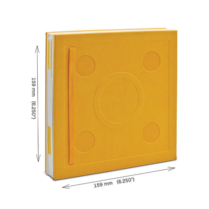 Carnet Carré Jaune à Fermeture avec Stylo Gel LEGO
