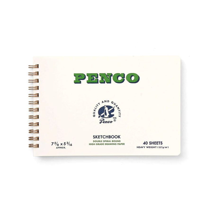 Carnet de Croquis B6 Papier 157g/m² Vert Penco
