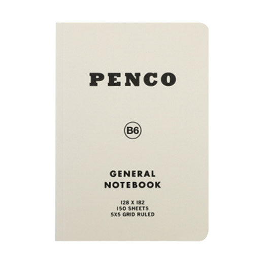 Carnet de Notes B6 à Carreaux Blanc Penco