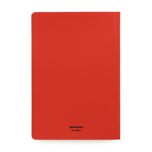 Carnet de Notes B6 à Carreaux Rouge Penco