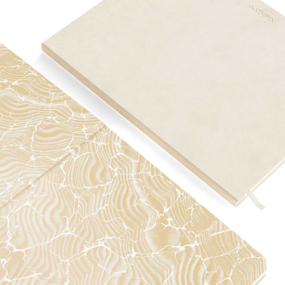 Carnet Large Uni Cotton Vanilla de KEMPEN