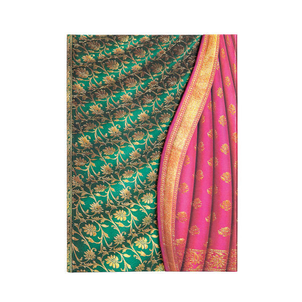 Carnet Rigide Ferozi Varanasi et Saris Midi Ligné Paperblanks