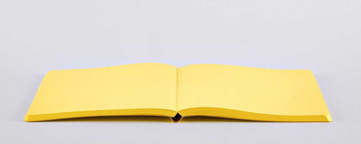 Carnet Not White L Jaune Nuuna