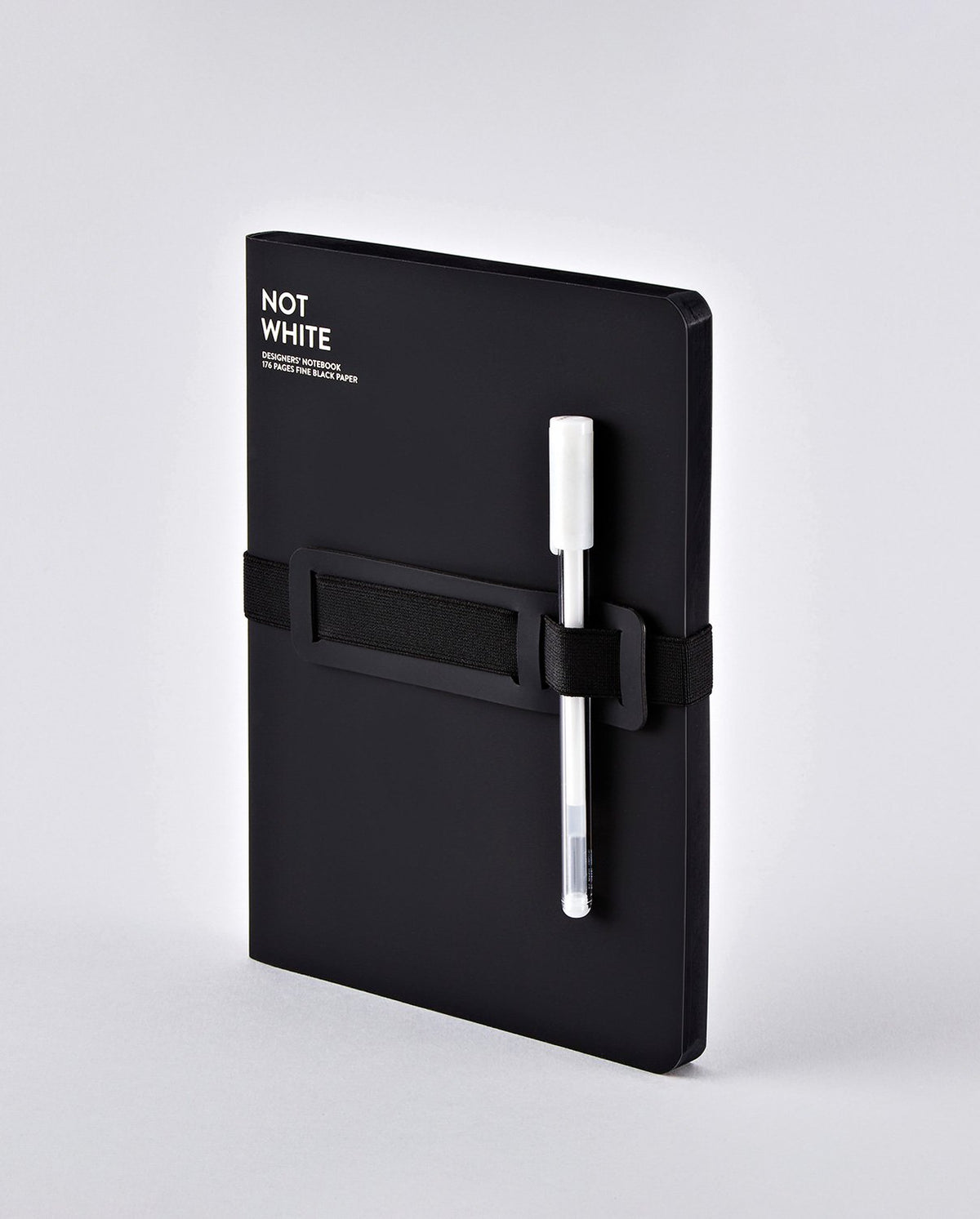 Carnet Not White L Noir Nuuna