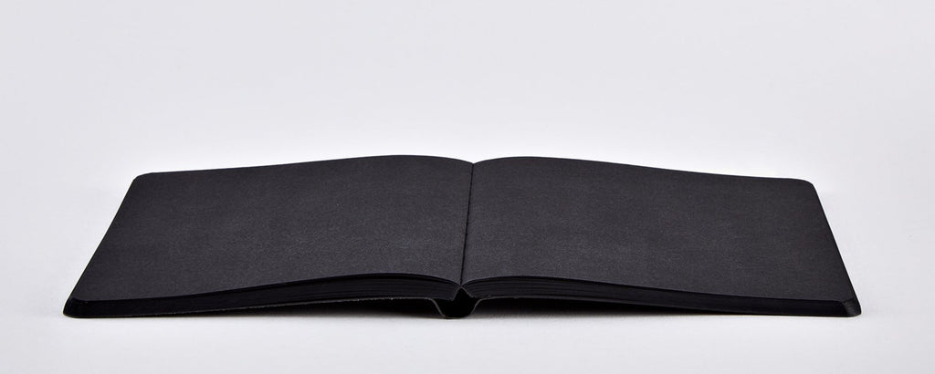 Carnet Not White L Noir Nuuna