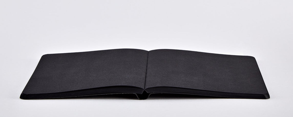 Carnet Not White L Noir Nuuna