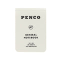 Carnet de Notes A7 à Carreaux Blanc Penco