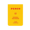 Carnet de Notes A7 à Carreaux Jaune Penco