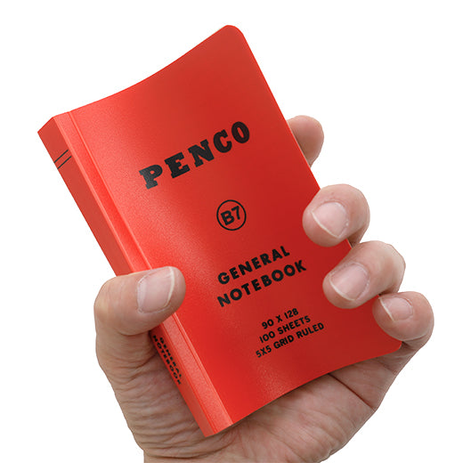 Carnet de Notes B7 à Carreaux Blanc Penco