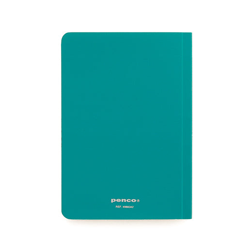 Carnet de Notes B7 à Carreaux Vert Penco