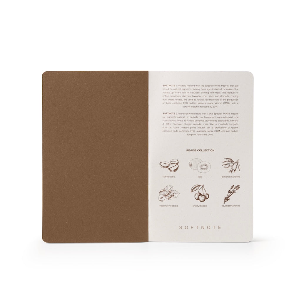 Carnet Softnote Re-Use Collection Noisette Ciak