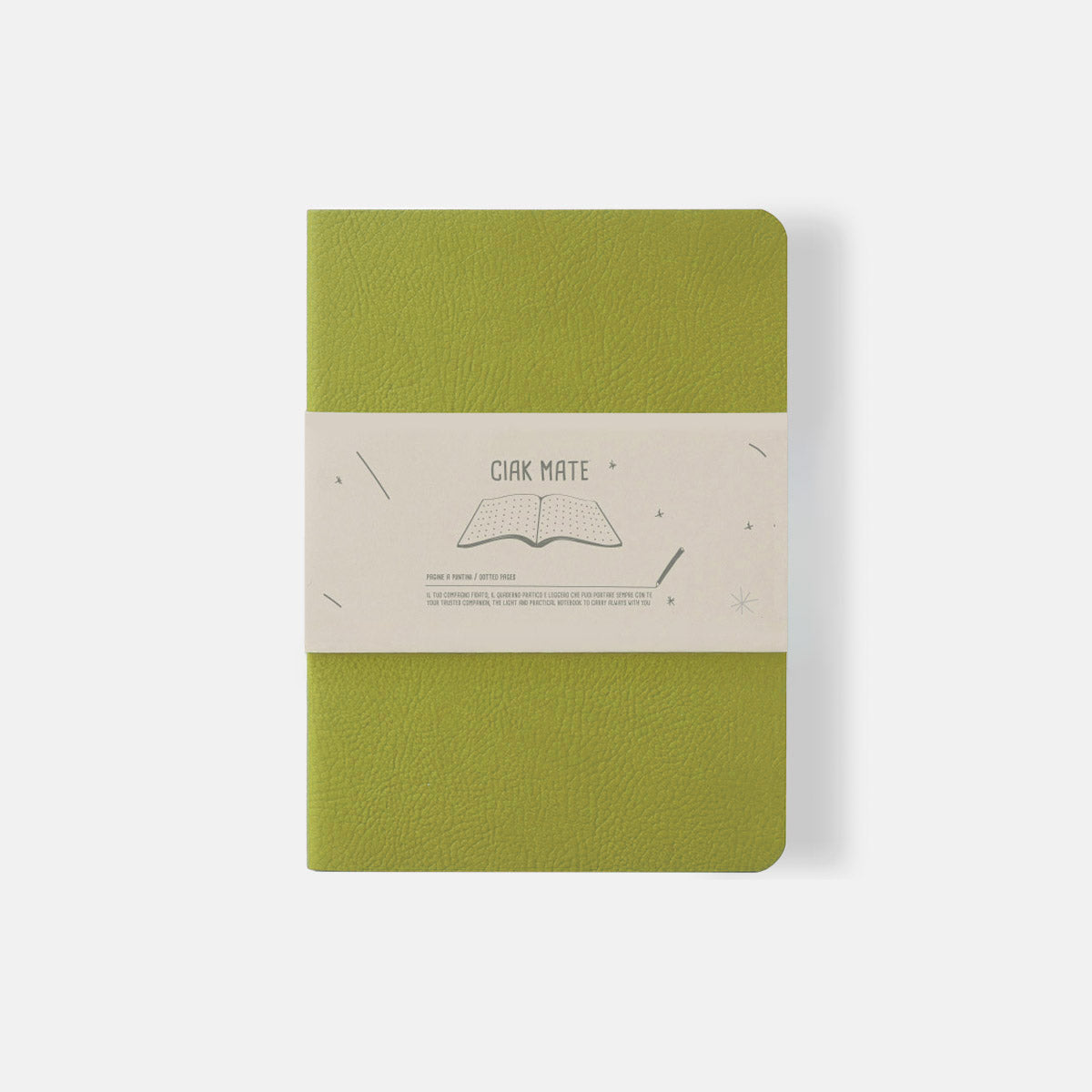 Carnet Souple à Pointillés Mate 12x17 Vert Ciak