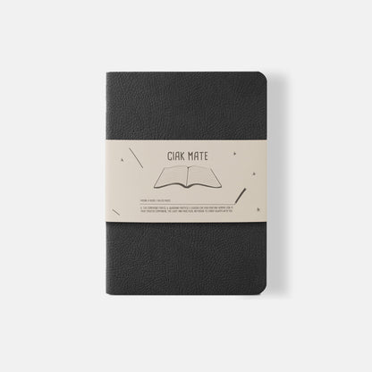 Carnet Souple à Pointillés Mate 12x17 Noir Ciak