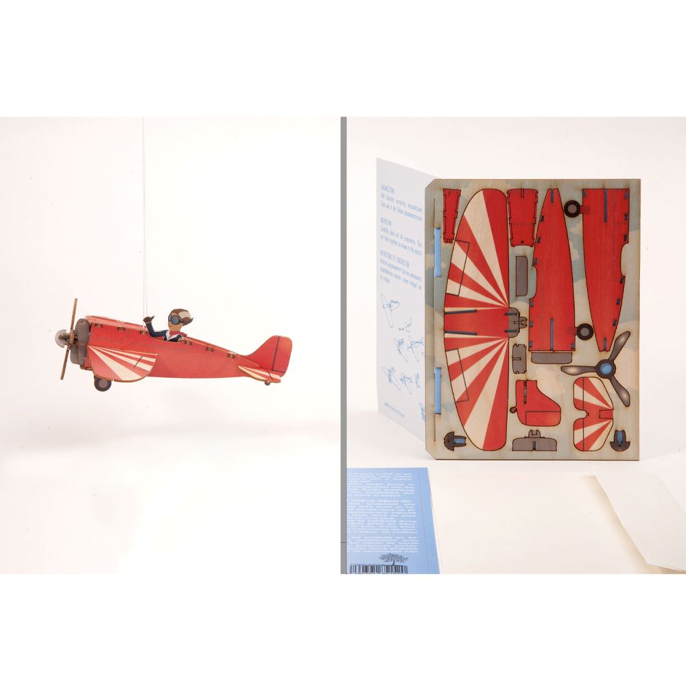 Carte de Vœux Déco 3D Avion formes Berlin