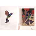 Carte de Vœux Déco 3D Colibris formes Berlin